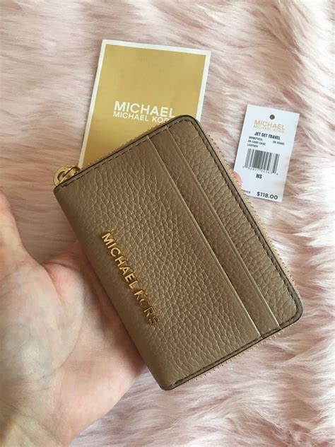 michael kors coin and card purse|michael kors leather coin purse.